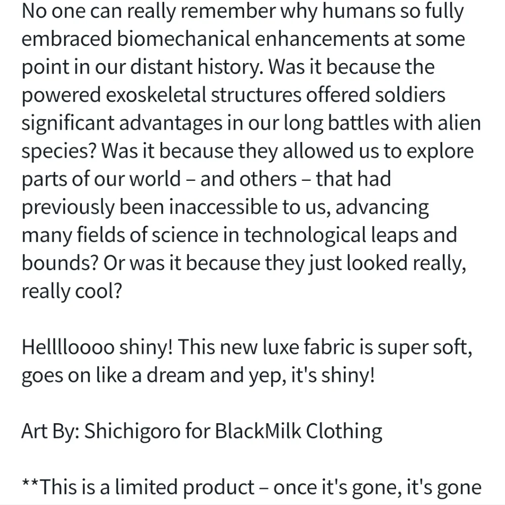 Blackmilk next world machine leggings - Picture 6 of 14